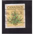 1981 canada christmas tree 1781 15c f/u sg1023
