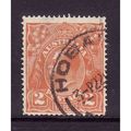 AUSTRALIA 1921 SG 62a 2d DULL ORANGE FINE USED#4