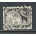 SouthWestAfrica.SG157 4d "White Elephant&Giraff...