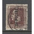 NewZealand.O93 3d King George V (Chocolate).Var...
