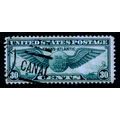 USA 1939 SG A 852 30c AIR BLUE WINGED GLOBE FIN...