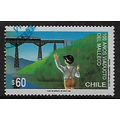 CHILE 1990 ANNIV MALLECO VIADUCT 60p BOY WAVING...