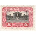 Austria 1919 - 4k rose/black - Parliament Build...