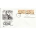 Canada 1971 Samuel Hearne Expedition pair FDC O...