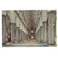 SALISBURY CATHEDRAL, WILTSHIRE used vintage pos...