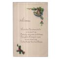A MERRY CHRISTMAS used vintage postcard by A In...