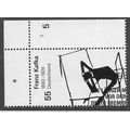 GER 2008 55c 'FRANZ KAFKA '(CORNER MARGIN) FINE...