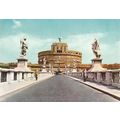 Roma Ponte E Castel S Angelo Italy Postcard unu...