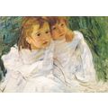Mary Cassatt The Young Girls Postcard unused VGC