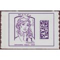 Mi 6259: 20 g. Monde deep violet Definitive Sta...