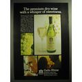 1974 Gallo Rhine Wine Ad - The premium dry wine...