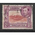 KENYA UGANDA & TANGANYIKA 1938 2s LAKE BRN & BR...