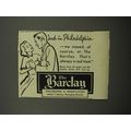 1951 The Barclay Hotel Advertisement