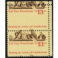 1726, Mint NH 13¢ Unbeleivable Misperfed Pair F...
