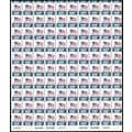 1338F, MNH 8¢ Dramatic Misperf Shift Freak Erro...