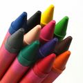 12x COLOURING CRAYONS Bright Vivid Play Toy Dra...