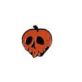 Skull Apple Pin Badge Metal 3 x 3 cm Cartoon St...
