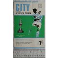1968 programme Manchester City v. Ipswich Town