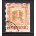 Jamaica 1921 1s Orange and Brown Orange SG 99 F...