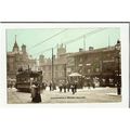 Yorkshire HUDDERSFIELD Market Square Street Pos...