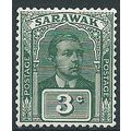 Sarawak 1928 SG78 3c Green Mounted Mint .. ..