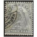 India 1900 SG112 13p Grey Fine Used . ..