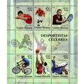 GUINE BISSAU 2005 SHEET MNH FAMOUS SPORTSMEN SP...