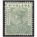 St Helena 1897 SG46 1/2d Green Perf 14 Wmk Crow...