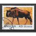 Angola 1999 ANIMAUX SAUVAGE LE GNOU OBLITERE ( ...