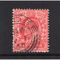 Edward VII - 1902-10 - 1d Scarlet (sg219) Used ...