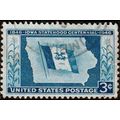 USA 1946 Iowa Statehood 3c Used Stamp.