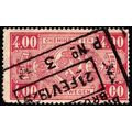 Belgium 1923 Railway Parcelpost 4,00Fr Used Sta...