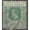 Gold Coast 1913 SG71 1/2d Green Fine Used . .