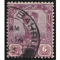 JOHORE 1921 w.MSCA 6c Sc#108 USED @N810