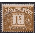 GB 1960 QE2 1/-d Ochre Postage Due Used SG D64 ...
