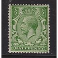 SG351 N14(1) ½d Green GvR ~ UNMOUNTED MINT - PA...