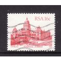 SOUTH AFRICA 1982 BUILDINGS 16c RED STADSAAL DU...