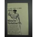1913 Minute Gelatine Ad!