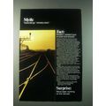 1978 Association of American Railroads Ad - Myth Trains Still go Clickety-Clack