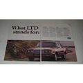 1985 Ford LTD Ad - What LTD stands for