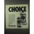 1985 Hercules Reloder 7 Smokeless Powder Ad - Choice
