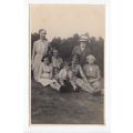Family Group RP Postcard DBR15