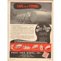 POSEY IRON WORKS 1953 safe sound alloy steel pi...
