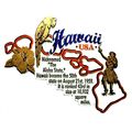 Hawaii The Aloha State Outline Montage Fridge M...