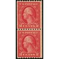487, Mint VF NH 2¢ Coil Pair Well Centered * St...