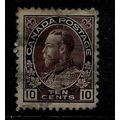 CANADA 1925 GEORGE V 10c BISTRE BROWN SG 254 FI...