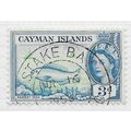 CAYMAN ISLANDS 1953 QE2 PARROT FISH USED SG154 ...