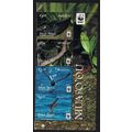 Niuafo'Ou WWF Black Petrel Birds Strip of 4v no...