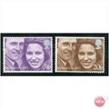 GB stamps 1973 MNH set - SG 941-942 - Royal Wed...
