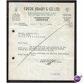 FREDK BRABY & CO LTD, IDA WORKS ,DEPTFORD,LONDO...
